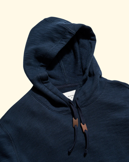 French Terry Hoodie | Carbon Blue