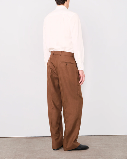 Guido Slub Cotton Shirt | White