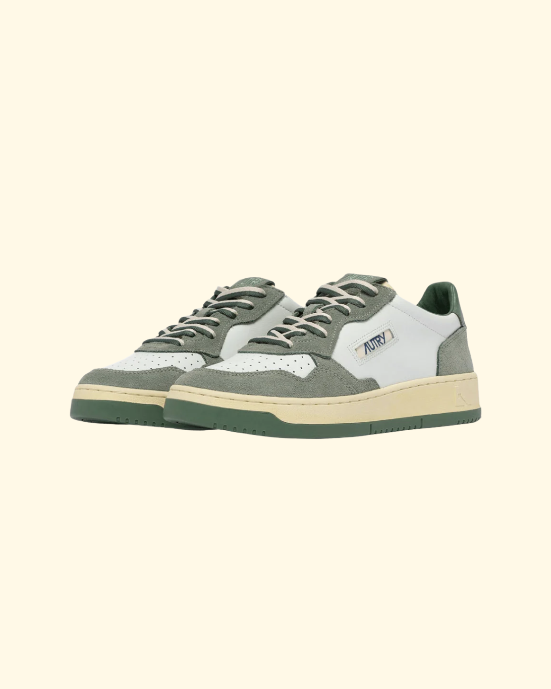 Medalist Low Man Sneaker | White/Military