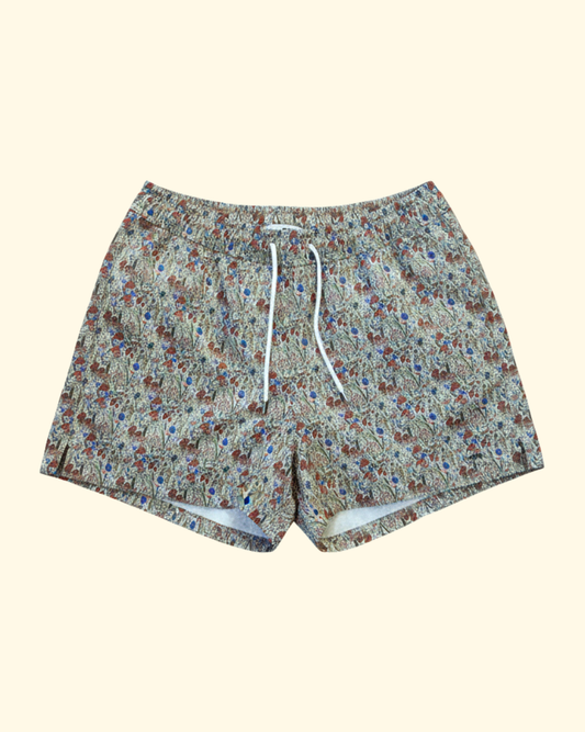 Wildlife Shorts | Brown Floral