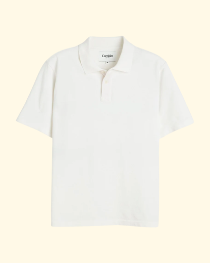 Pique Polo | White