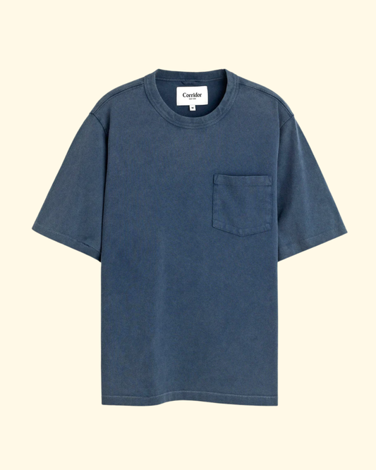 Garment Dye Tee | Navy
