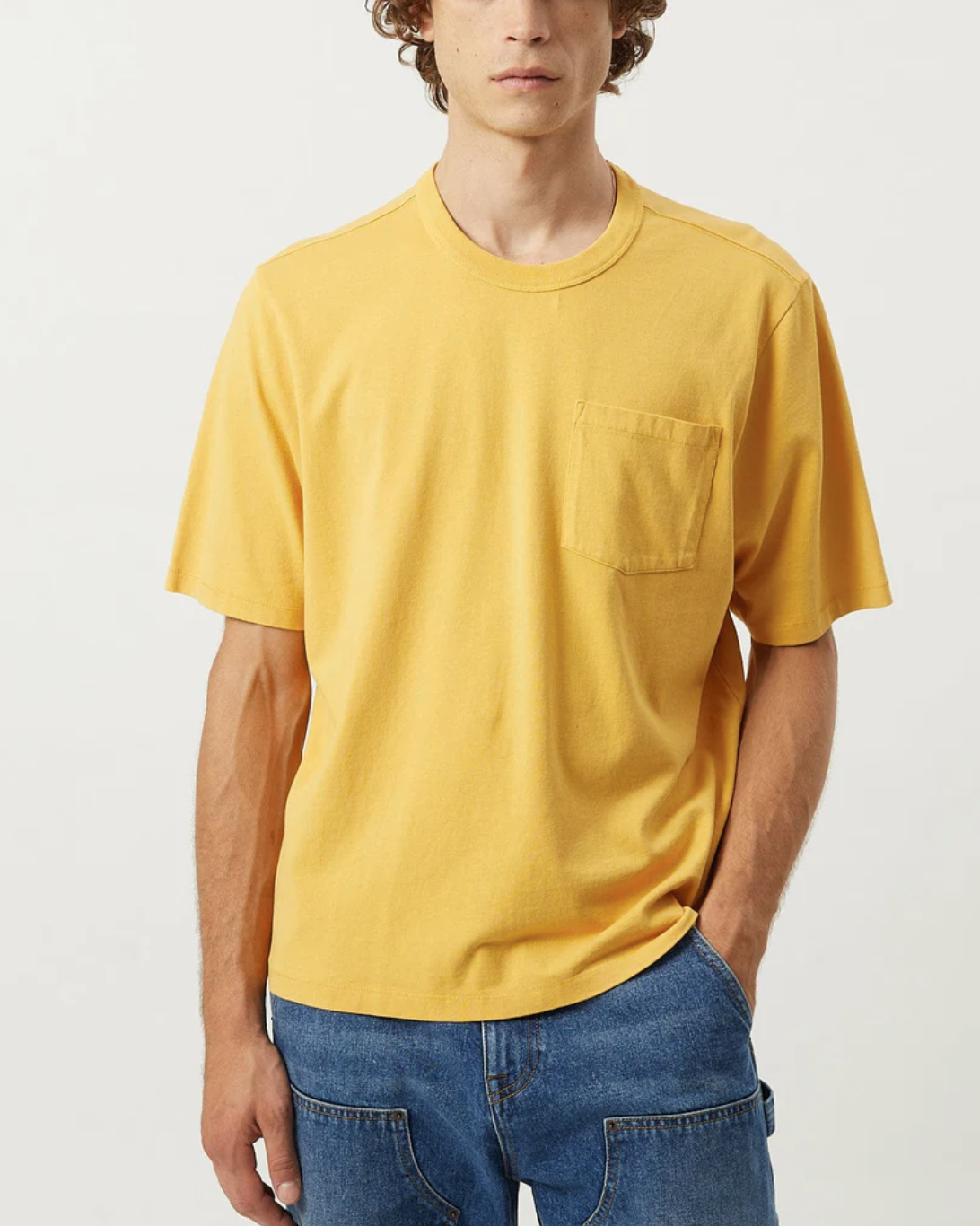 Garment Dye Tee | Gold