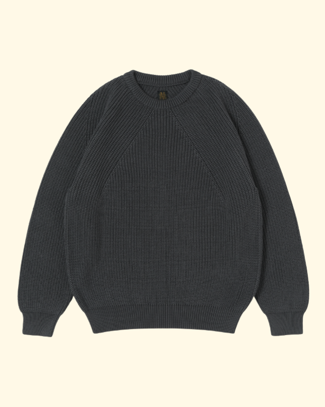 Signature Cotton Crew Neck | Charcoal