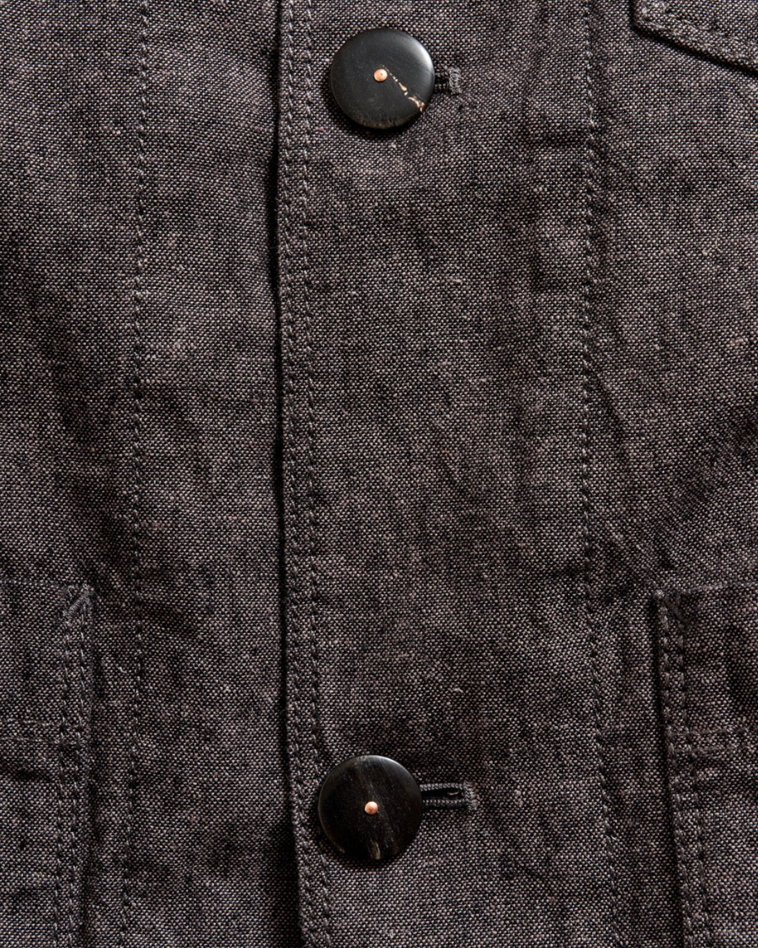 Chambray Chore Jacket | Charcoal