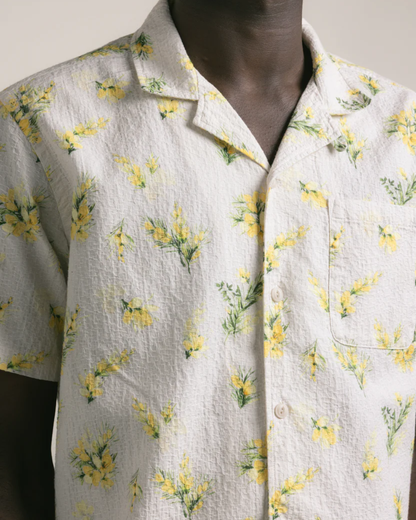 Crammond Gorse Print | Ecru