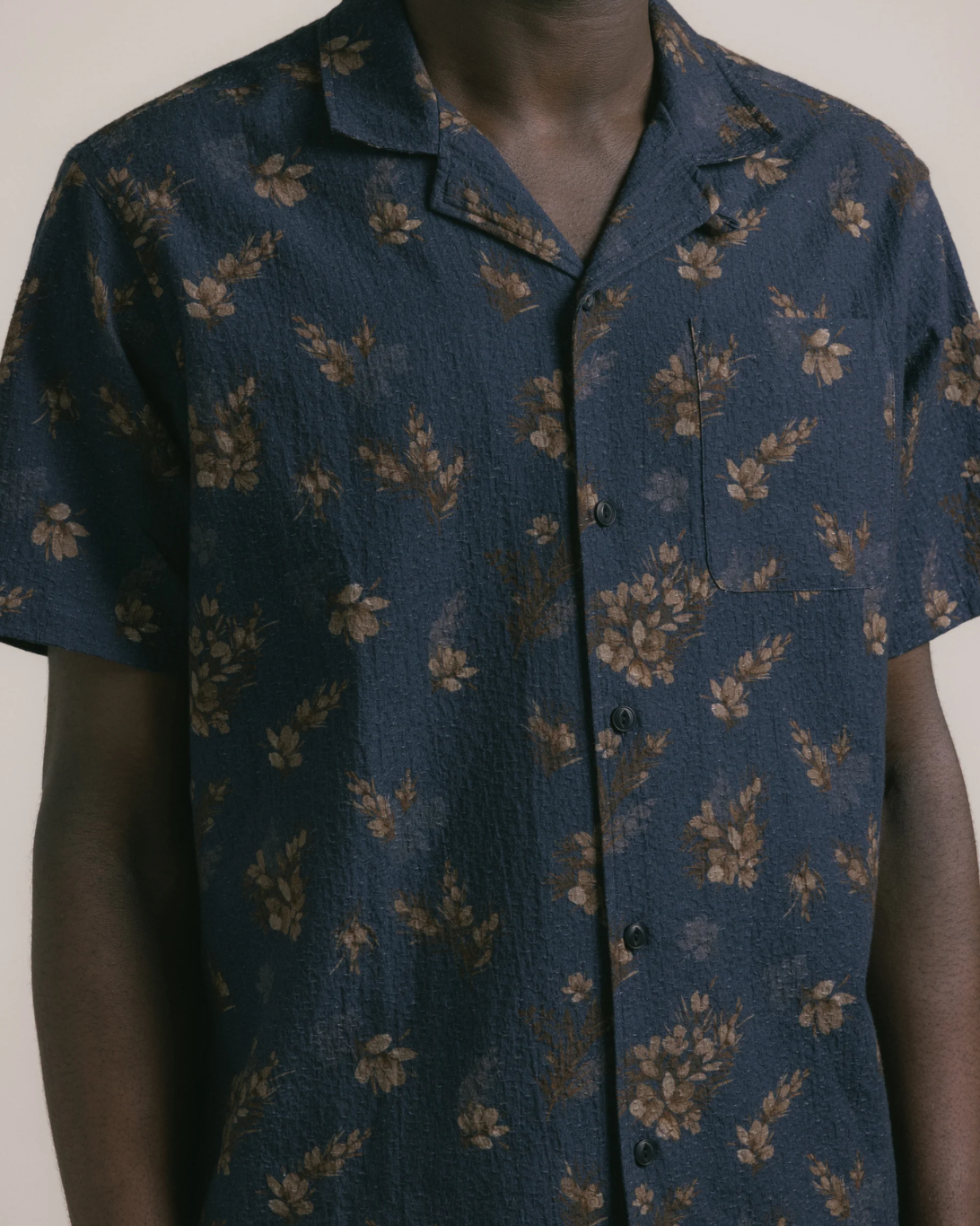 Crammond Gorse Print | Dark Navy