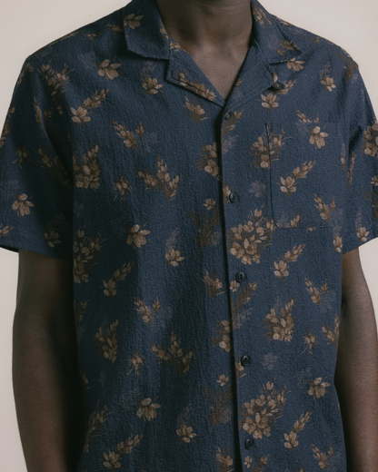 Crammond Gorse Print | Dark Navy