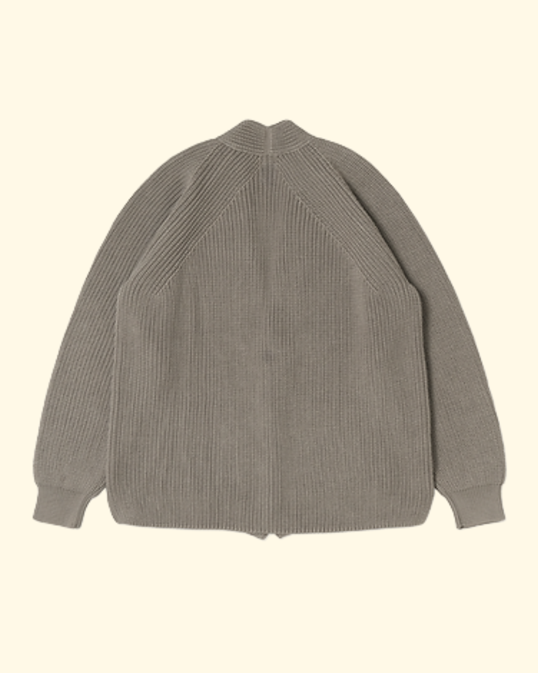 Signature Cotton Button Cardigan | Beige