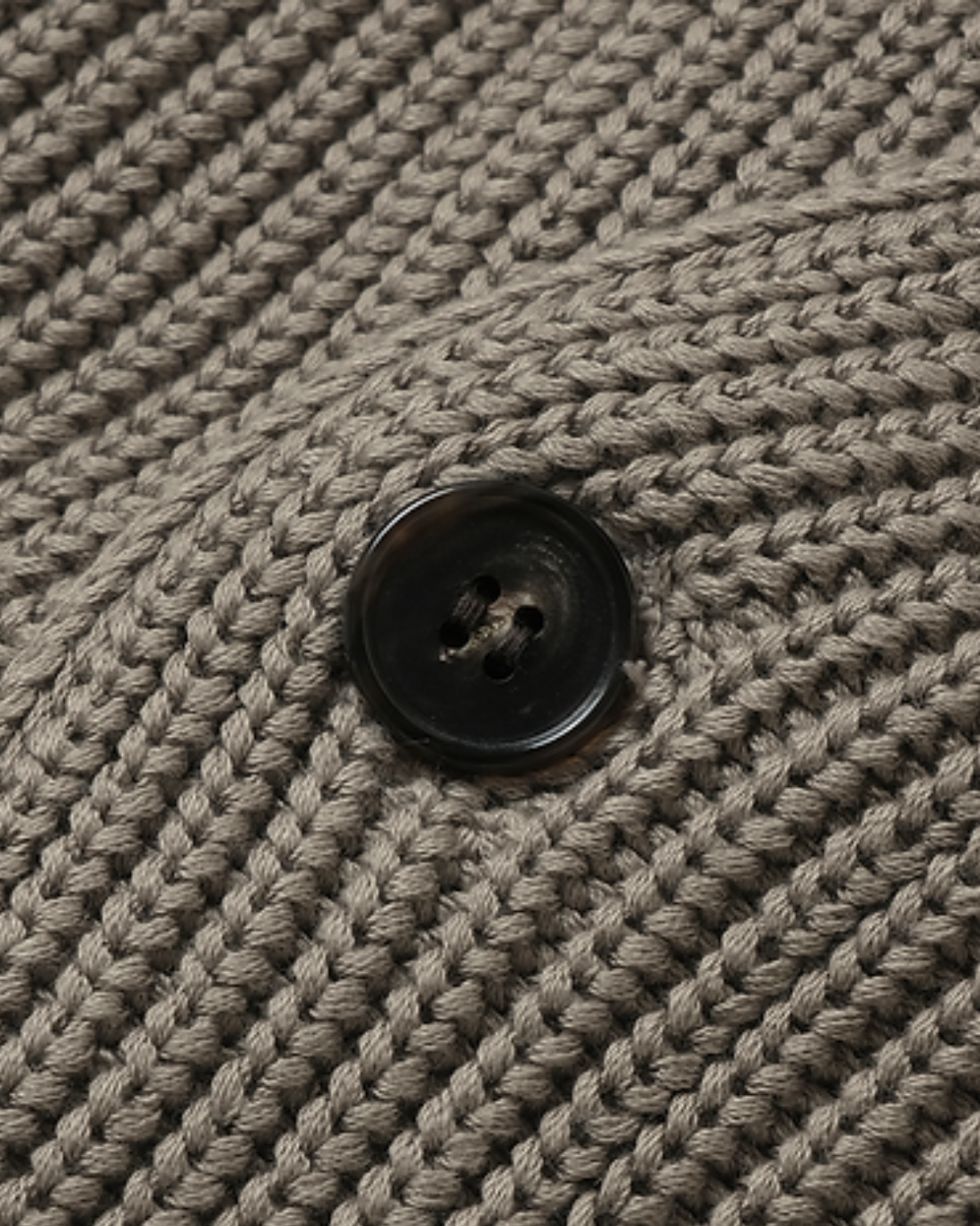Signature Cotton Button Cardigan | Beige