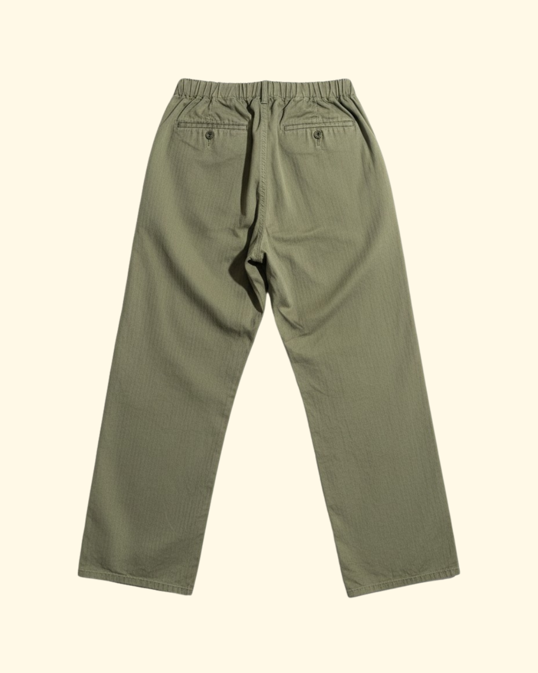 French Work Pant Herringbone Twill | Olive