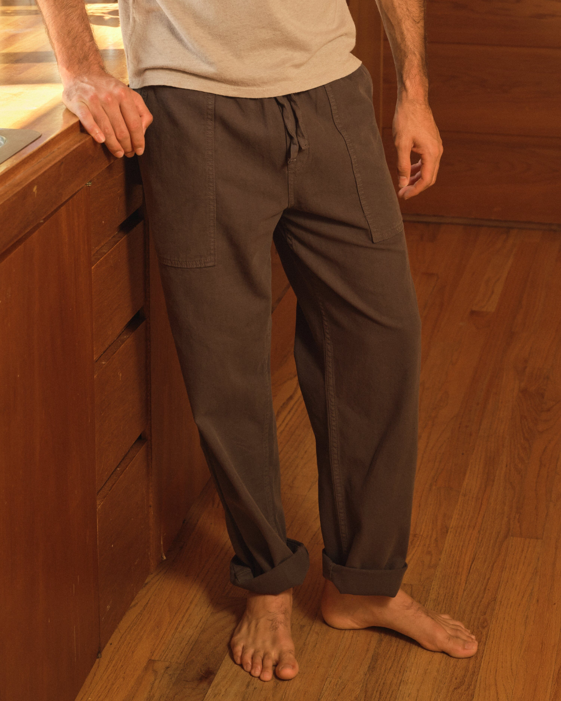 Harbor Drawstring Pant | Charcoal