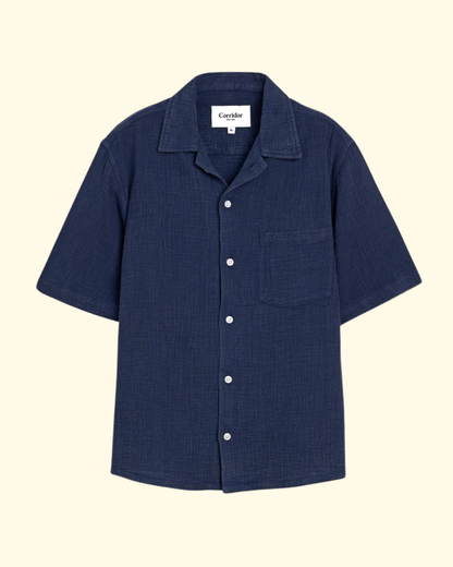 Double Cloth Shirt | Navy