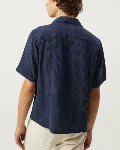 Double Cloth Shirt | Navy
