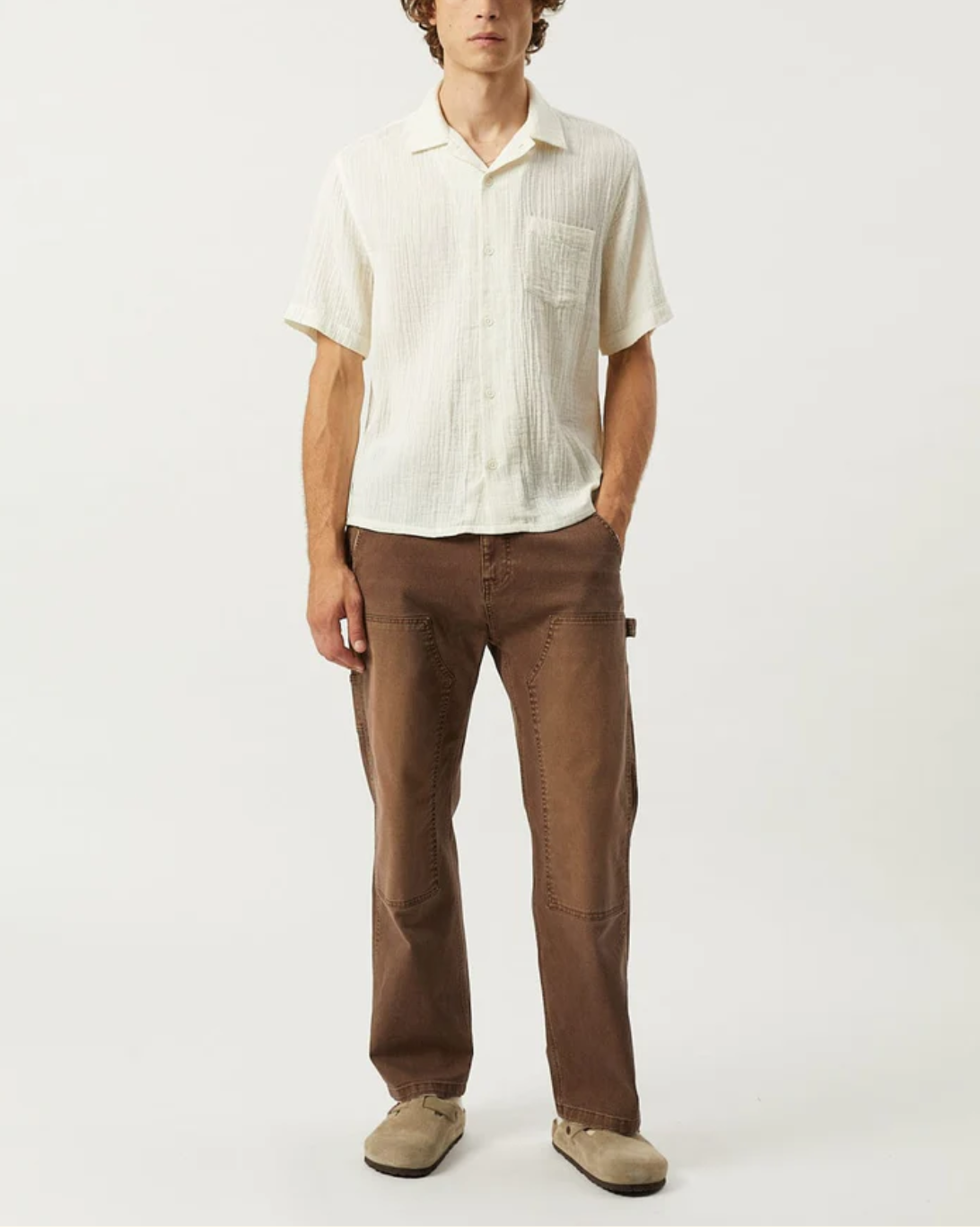 Double Cloth Shirt | Natural
