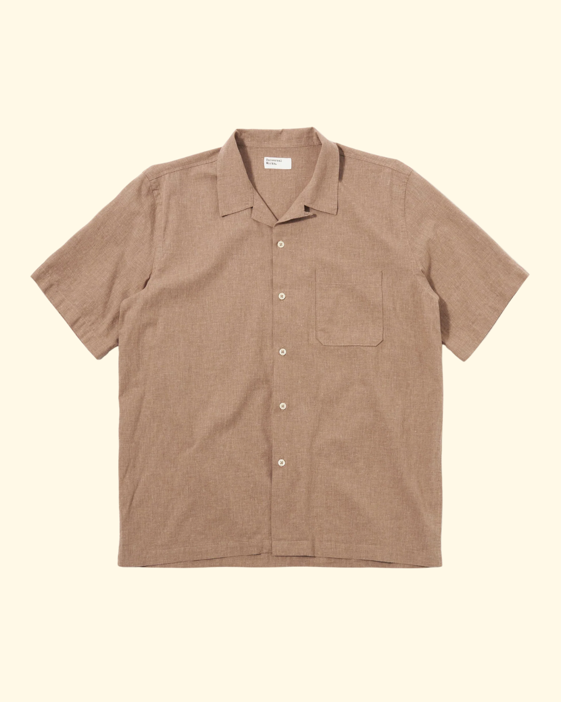 Sido Linen Road Shirt | Brown