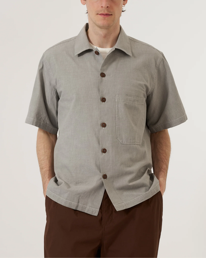 Izumi S/S Fatigue Shirt | Grey