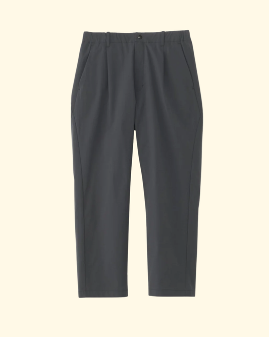 One Tuck Pant | Ebony Gray