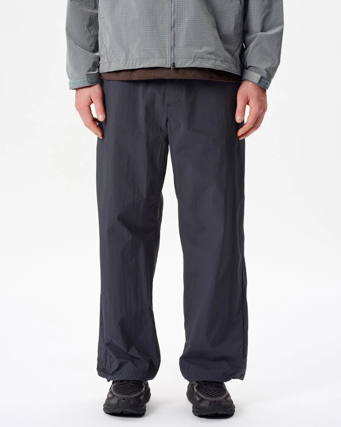 Advanced Wide Easy Pant | Ebony Gray