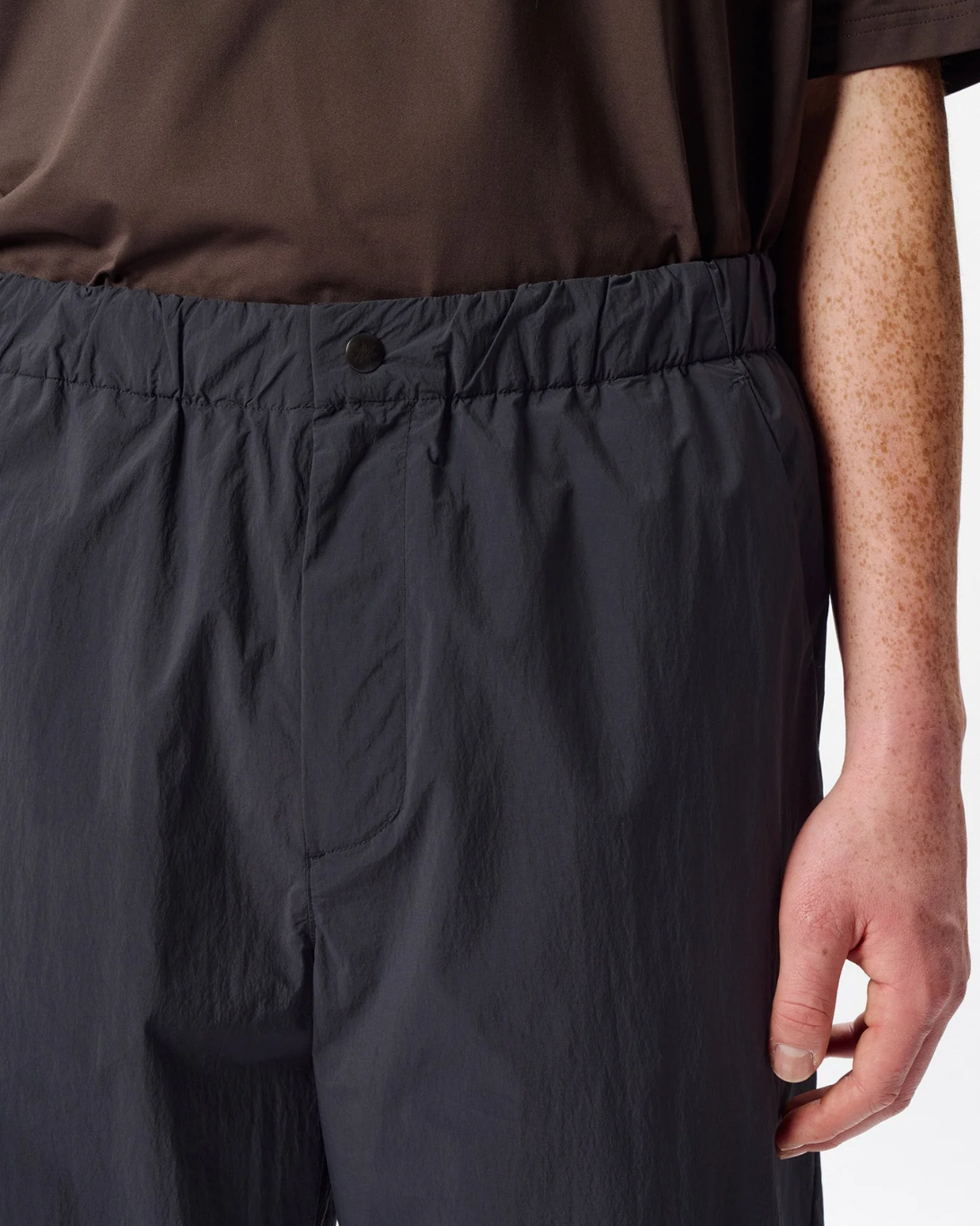 Advanced Wide Easy Pant | Ebony Gray