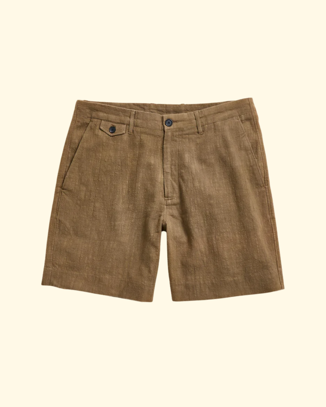 Slub Cotton Moore Short | Moss Green
