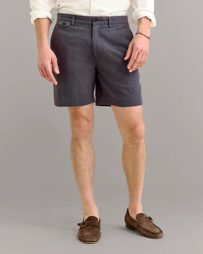 Slub Cotton Moore Short | Asphalt