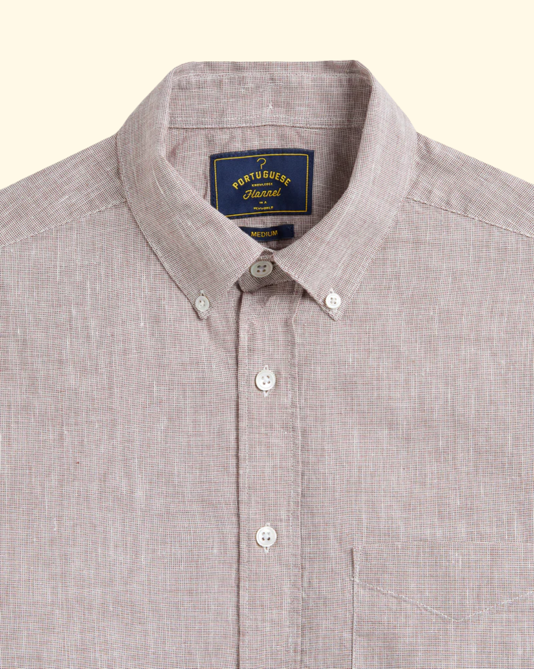 Granular Shirt | Bordeaux