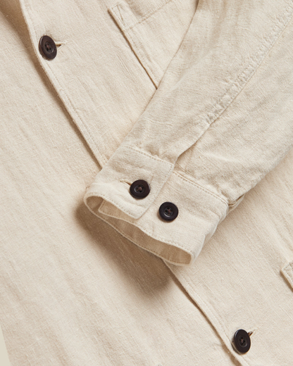 Labura Linen Jacket | Ecru