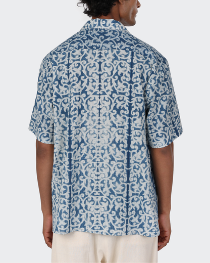 Ronen Shibori Shirt | Indigo