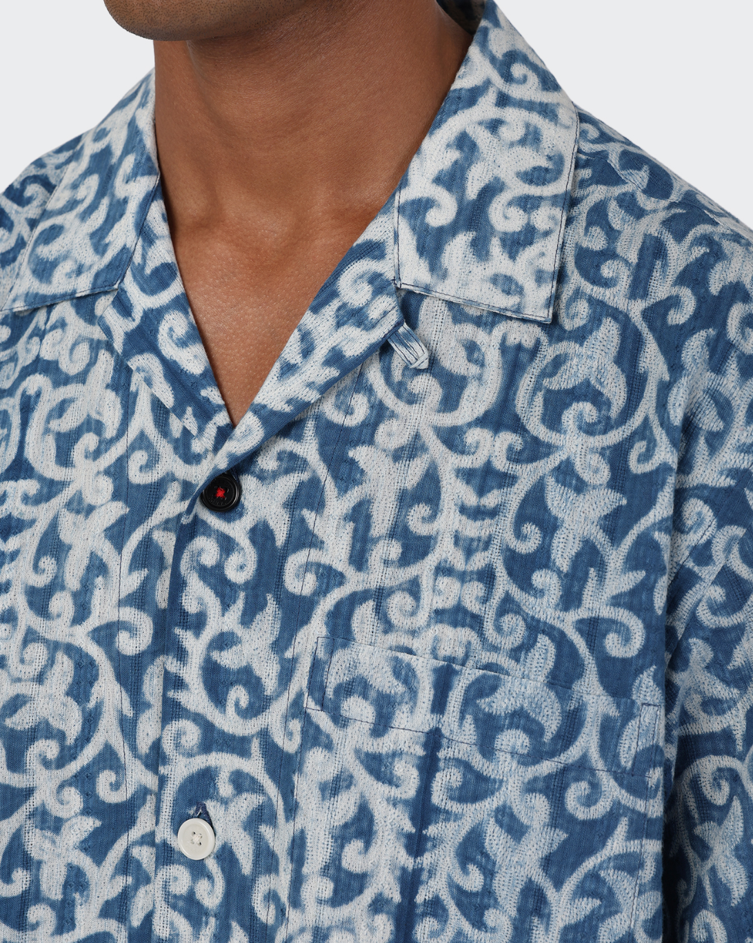 Ronen Shibori Shirt | Indigo