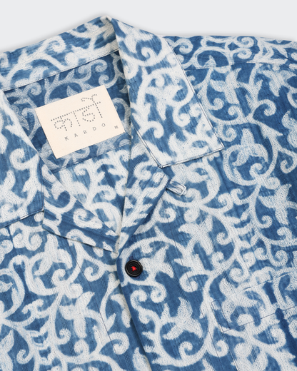 Ronen Shibori Shirt | Indigo