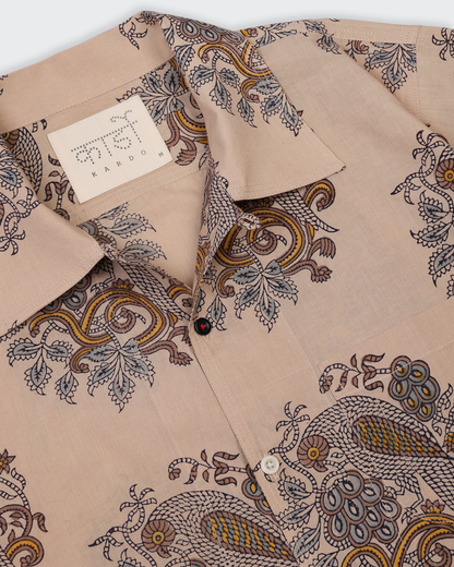 Chintan Block Print | Nude