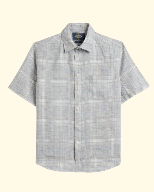 Gem Linen Shirt | Blue