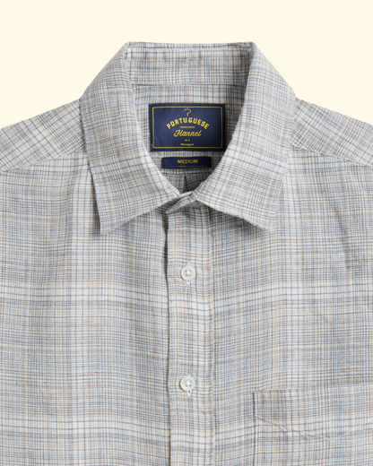 Gem Linen Shirt | Blue