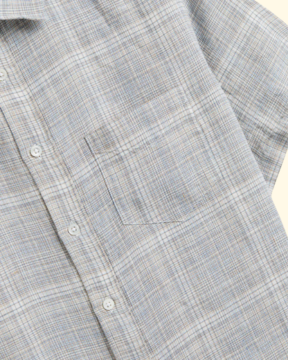 Gem Linen Shirt | Blue