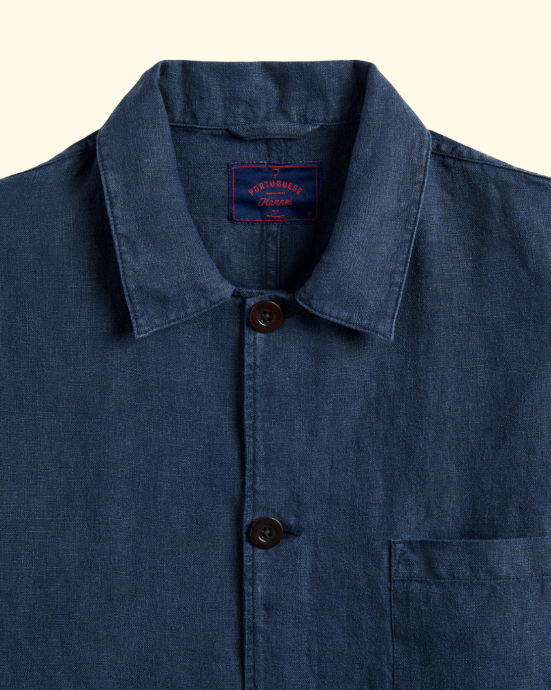 Labura Linen Jacket | Navy