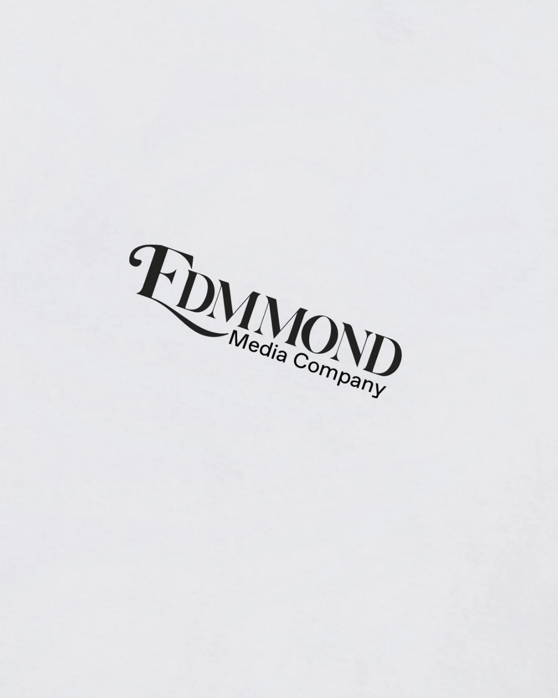 Edmmond Media Co Tee | White