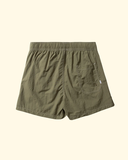 Mini Logo Swim Trunks | Khaki