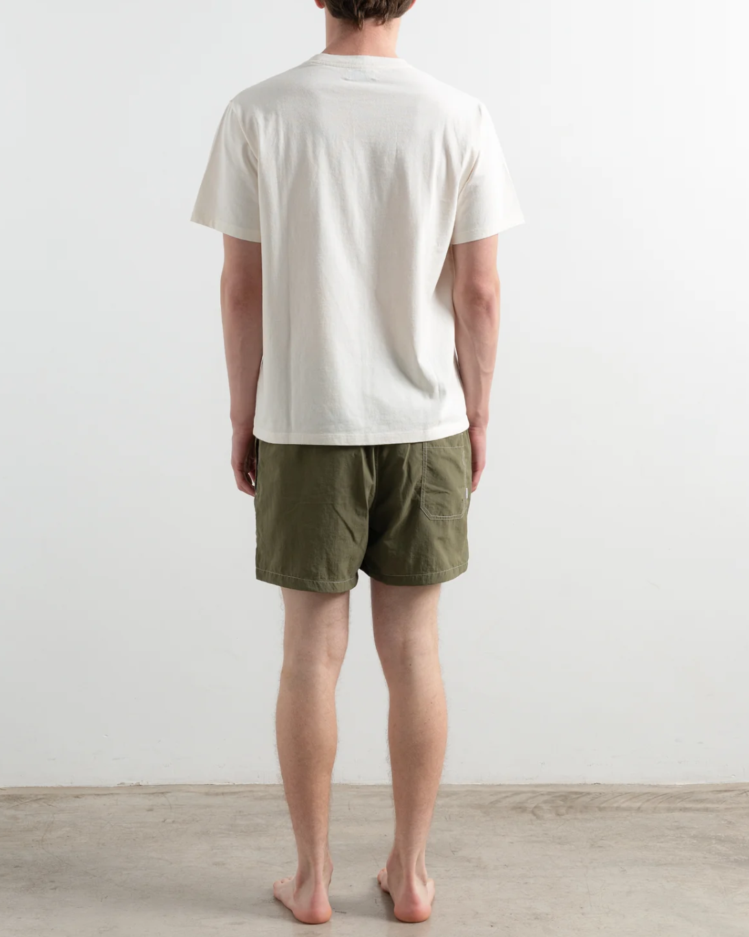 Mini Logo Swim Trunks | Khaki