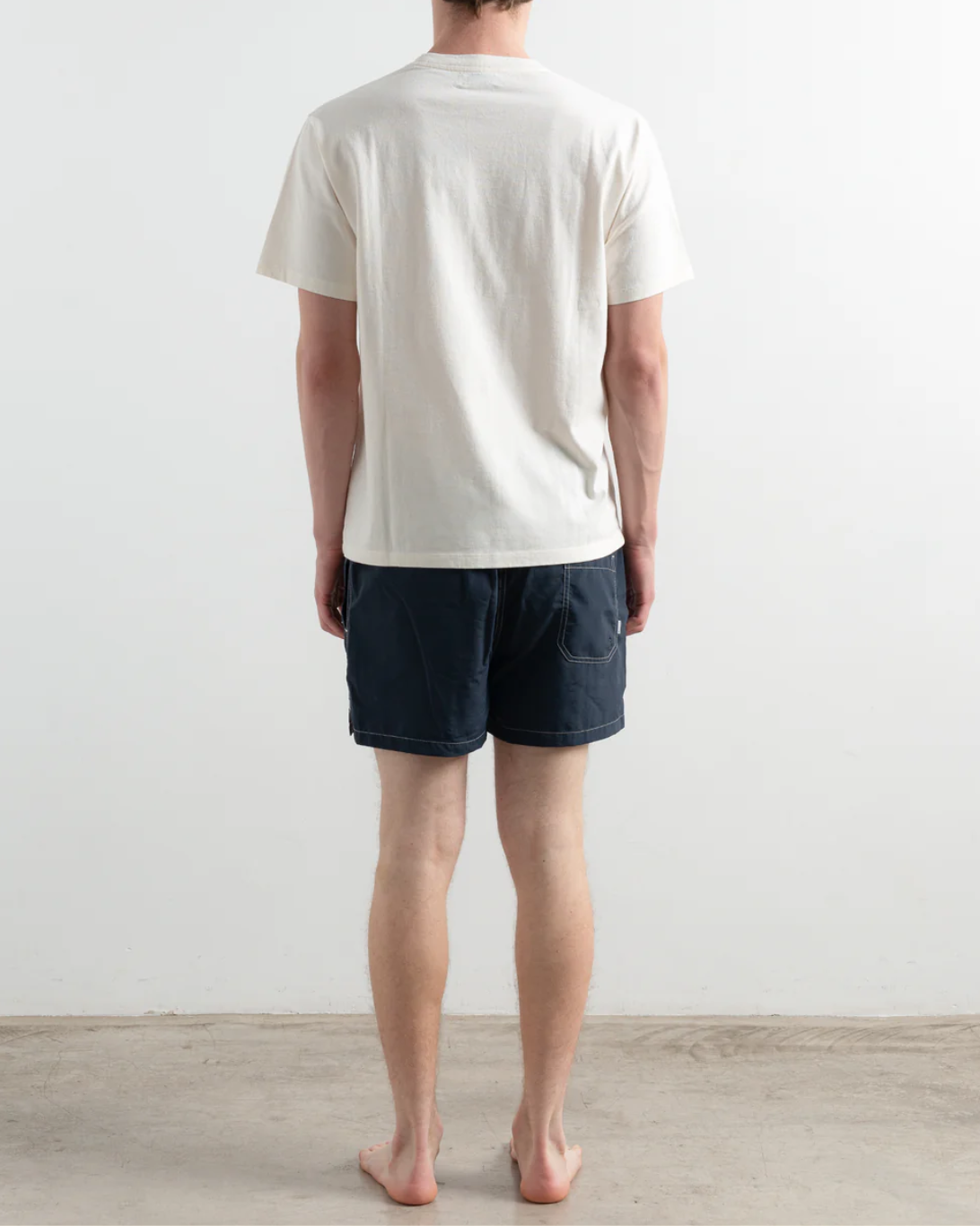 Mini Logo Swim Trunks | Navy