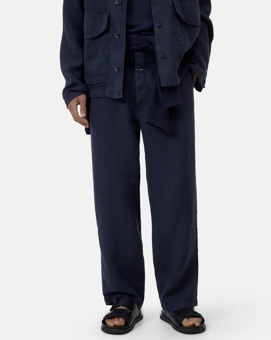 Blomberg Linen Pant | Magma Black