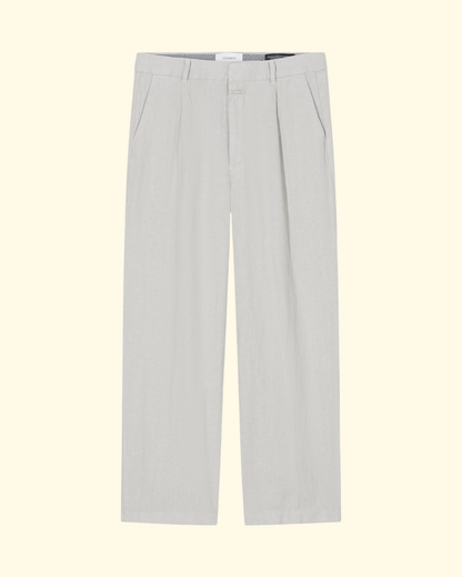 Blomberg Linen Pant | Mud Grey