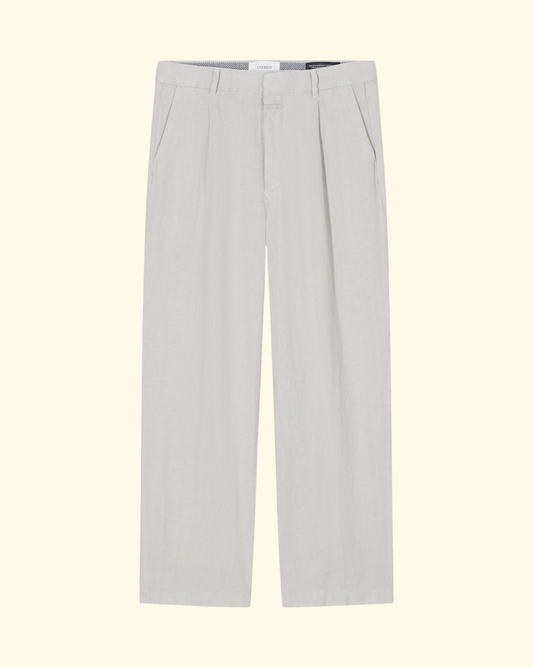 Blomberg Linen Pant | Mud Grey
