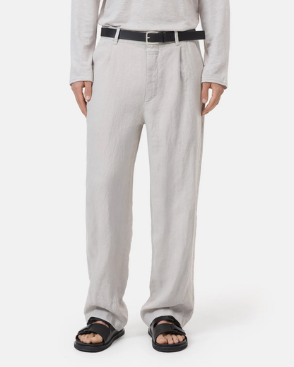 Blomberg Linen Pant | Mud Grey