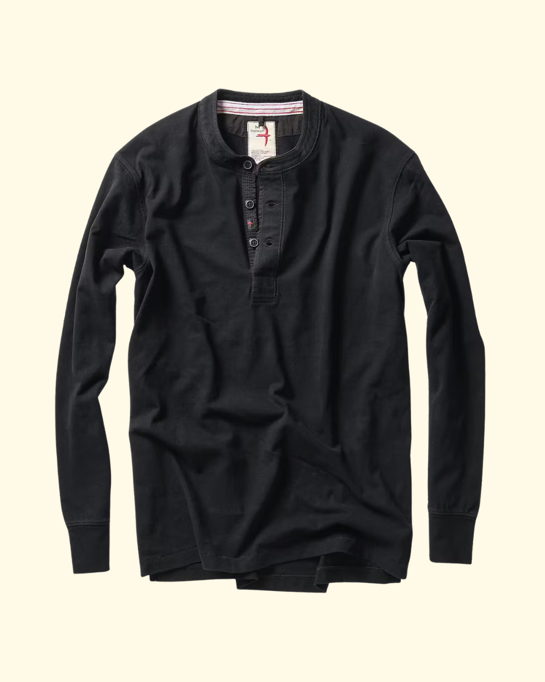 Ringspun Henley | Black