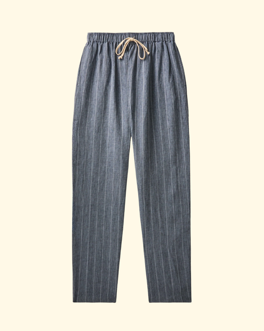 Bali Drawstring Linen Pant | Pacific Diamond
