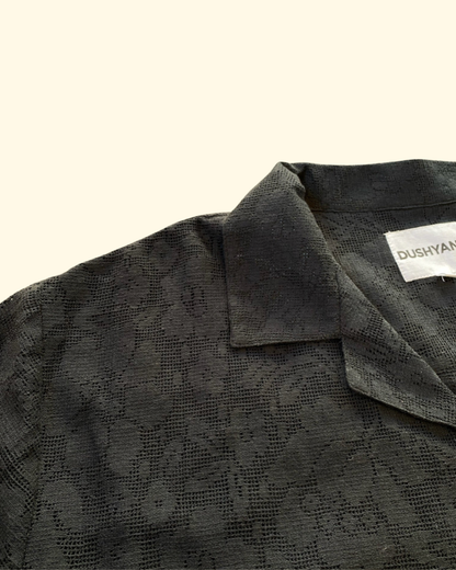 Don Lace Shirt | Black