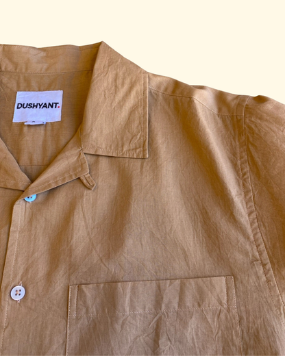Don Solid Shirt | Light Mustard