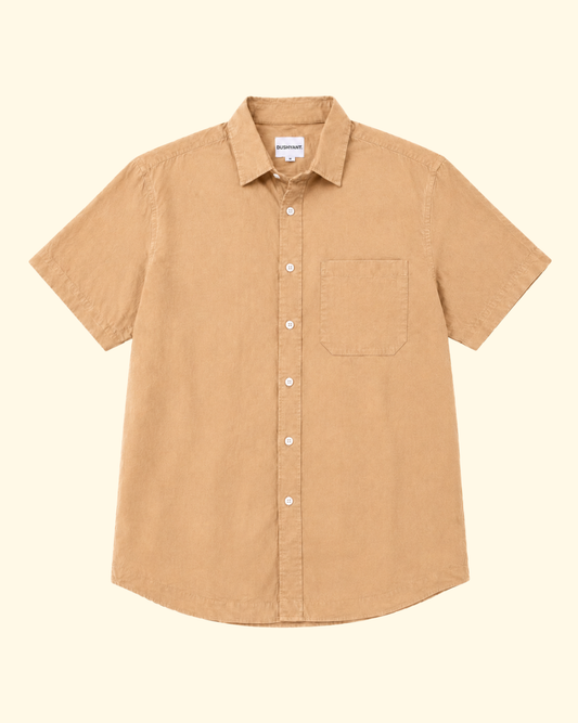 Don Solid Shirt | Light Mustard