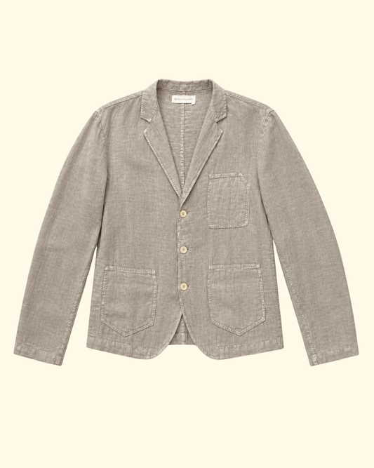Biarritz Linen Blazer | Army